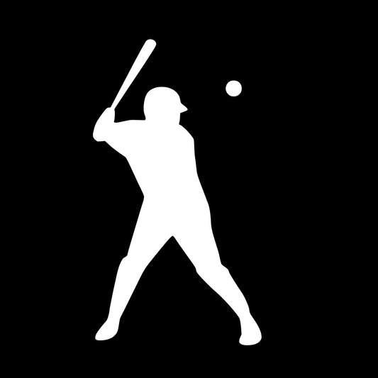 Baseball Batter swing, Sticker Decal