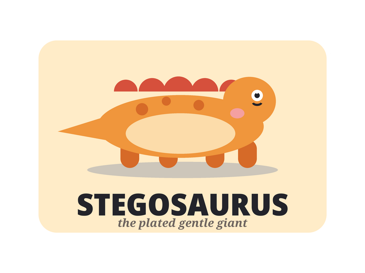 Dinosaur Party Favor Stickers