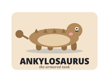 Dinosaur Party Favor Stickers