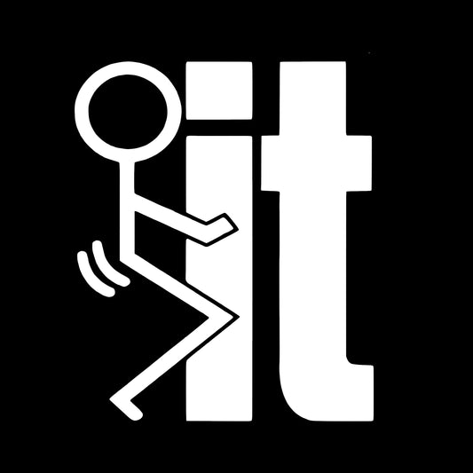 'F It' - Bold and Expressive Vinyl Sticker - FIt2