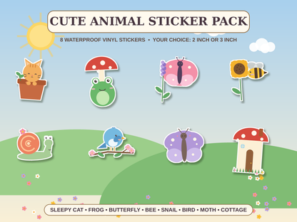 Cute Animal Sticker Pack