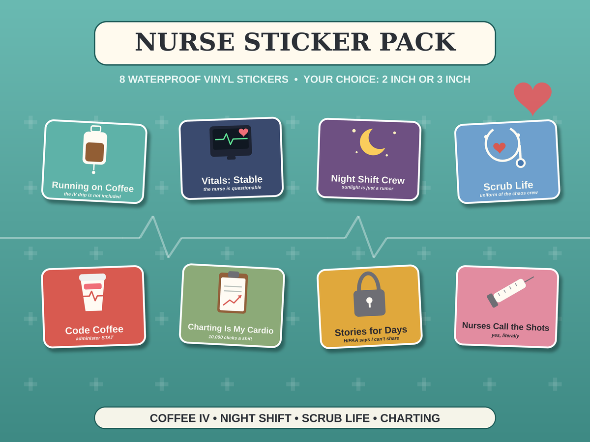 Nurse Sticker Pack