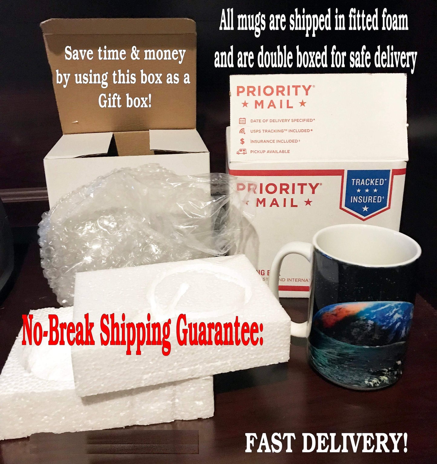 American Flag 15 oz Mug