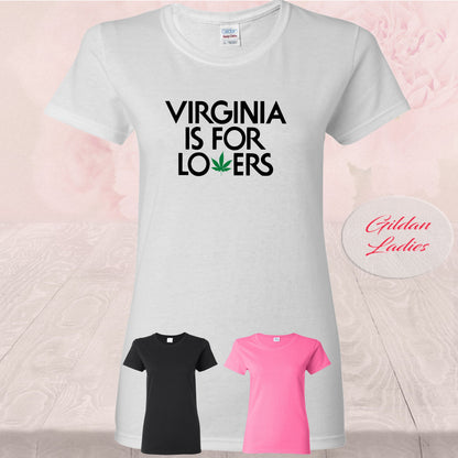 Virginia Is For Lovers, Weed Leaf, Shirts