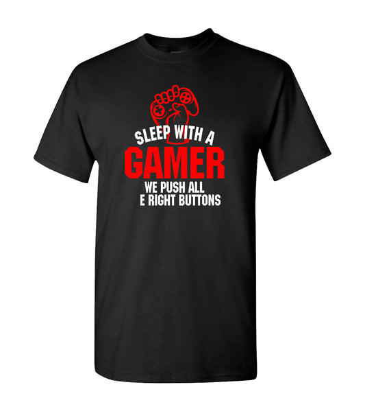 Sleep With A Gamer, Shirts