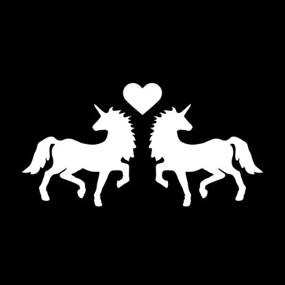 2 Two Unicorns In Love, Legendary Creature, Decal Sticker